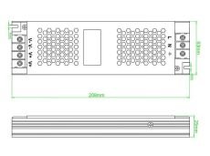 Блок питания (AC-DC) 24V  200W 00-00045136 ST-200-24 кожух