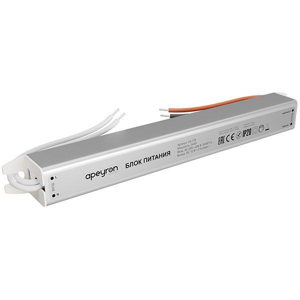 Блок питания (AC-DC) 12V  24W 03-175 IP20 металл