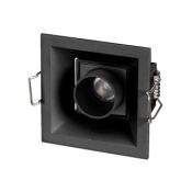 Встраиваемый светильник   3W Белый теплый 037206 MS-ORIENT-BUILT-TURN-TC-S67x67 230V IP20 квадратный черный с черной вставкой