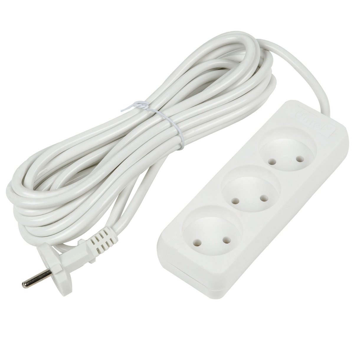 удлинитель без заземления Uniel UL-00009984 S-CU3-5 WHITE 5м Ultra