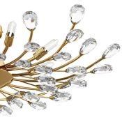 Люстра на штанге Lightstar без лампы 791182 ISABELLE 8х40W G9 золото