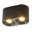 Накладной светильник DENKIRS без лампы DK3036-BK 2xGU5.3 фигурный черный