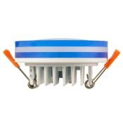 Встраиваемый светильник   5W Белый теплый  022527 LTD-80SOL-B-5W 3000K 220V IP40 круглый синий Уценка!!!