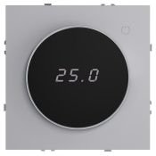 Терморегулятор электронный VOLTUM S70 с индикацией и датчиком для теплого пола серый