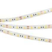 Светодиодная лента Белый теплый 5060 12V 14.4W/m  60Led/метр герм (силикон) 014692(3) RTW-SE-B60-10mm LUX