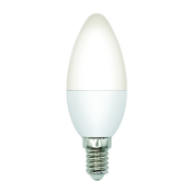 светодиодная лампа свеча Белый теплый  6W  UL-00008794 LED-C37-6W/3000K/E14/FR/SLS Volpe Optima