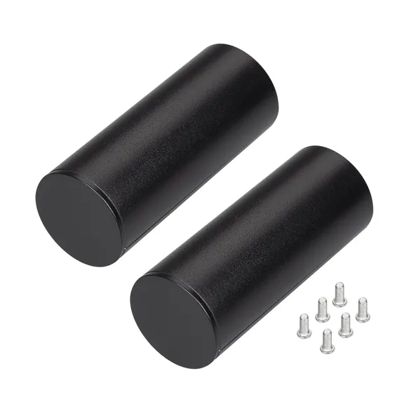 Заглушка ROUND-D36-360 BLACK с отверстием 050534 комплект
