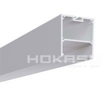 комплект профиля  HOKASU с экраном S50 W LT70 2500 белый 0240402