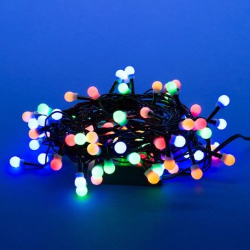 гирлянда фигурная  3.6W РАЗНОЦВЕТНЫЕ ШАРИКИ-1 UL-00005471 ULD-S0500-100/DGA IP20 COLORBALLS-1 5.0м