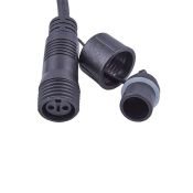 Провод-шина для гирлянд UL-00013221 UCX-F90 T05-2M-BK черный 2м, 5 Т-коннекторов, шаг 50см,статика-мерцание IP67