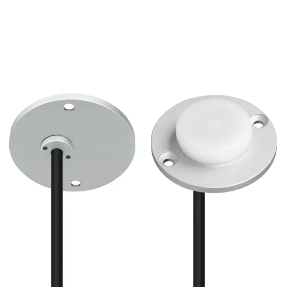 светильник  1.2W Белый дневной 024926(1) ART-DECK-LAMP-R40 24V круглый накладной серебристый