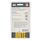 Рамка металлическая 2 поста IEK BRITE BR-M22-M-21-K47 РУ-2-1-Бр алюминий RE AL