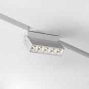 Трековый светильник 10W Белый теплый TR077-2-10W3K-W Точки / Points Rot Gravity 3000K белый
