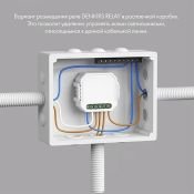 Реле-диммер DENKIRS RL1003-DM/1 150W одноканальное Wi-Fi