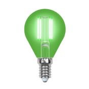 лампа декоративная шар  G45 Зеленый 5.0W UL-00002987 LED-G45-5W/GREEN/E14 GLA02GR