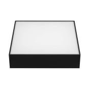 Накладной светильник  25W Белый теплый 034788 SP-QUADRO-S250x250-25W 220V IP40 квадратный черный