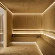 Светодиодная лента Белый теплый 2835 24V 14.4W/m 180Led/метр LSE-297 термостойкая IP68 Эконом