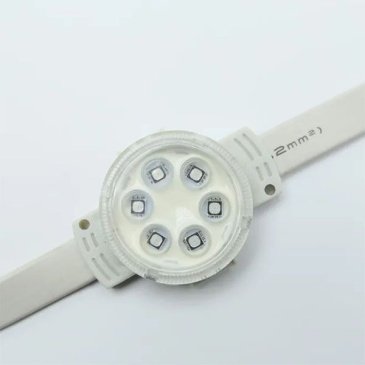 Светодиодный модуль герметичный управляемый RGB 24V 1.4W 057287 DMX-H6-D40 IP67