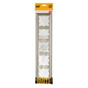 Рамка пластик 5 постов IEK BRITE BR-M52-12-3-K10 РУ-5-Бр бежевый/шампань