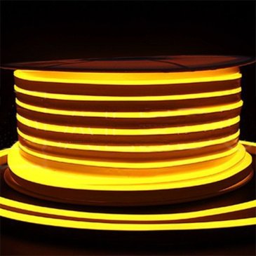 Гибкий неон  450W Желтый 8х15мм FX-WPD-220V-Y IP65 двусторонний 50метров