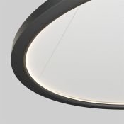 Подвесной светильник  35W Белый -MIX DENKIRS VEIL DK6617-BK 230V с ПДУ круглый черный