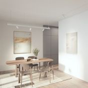 Трековый светильник однофазный  10W Белый дневной SIMPLE SPOT DK8210-WH IP20 на шинопровод белый