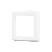 Рамка пластик 1 пост Arlight VERSA 043767 FRM-VERSA-PL-1-WH белая