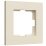 Рамка пластик 1 пост WERKEL Slab W0012962 айвори софт