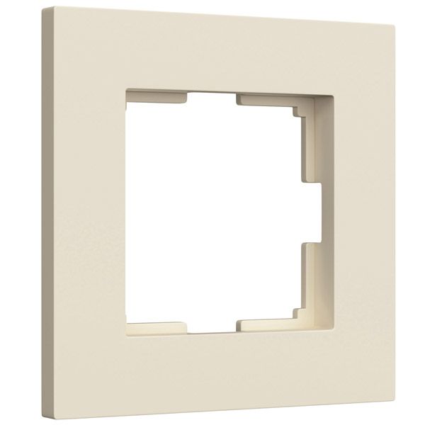 Рамка пластик 1 пост WERKEL Slab W0012962 айвори софт