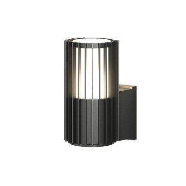 светильник DENKIRS без лампы FARSUN DK9722-BK 1хE27 220V IP65 цилиндр накладной черный