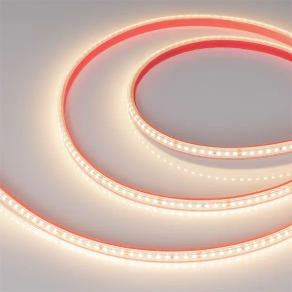 Светодиодная лента  Белый теплый 2835 24V 12W/m 160Led/метр герм (силиконовая трубка) 024544(2)  RTW-PS-A160-10mm 3000K  LUX IP67