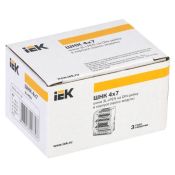 Шины на DIN-рейку в корпусе (кросс-модуль) ШНК 4х7 3L+PEN YND10-4-07-100 IEK