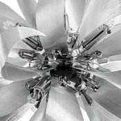 Люстра подвесная Lightstar без лампы 754269 TURBIO 6х40W G9 хром/матовый алюминий