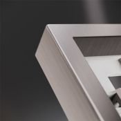 Рамка металлическая на 2 поста S70 Metal никель