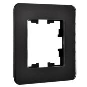 Рамка стеклянная 1 пост IEK BRITE BR-M12-G-41-K02 РУ-1-2-Бр черный RE