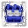 Механизм розетки компьютерной двойной RJ45+RJ45 кат.6 S70