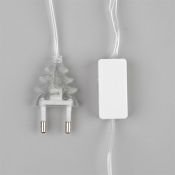 гирлянда НИТЬ Белый с насадками «Клубки кофейные» прозрачная нить, 20 LED, 5м IP20  220 В