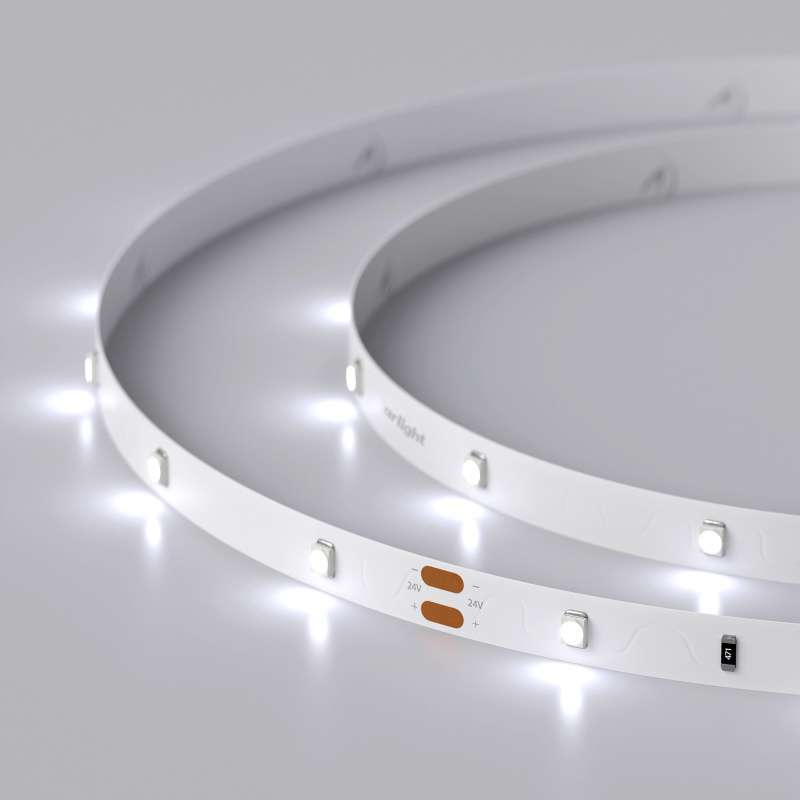 Светодиодная лента Белый холодный 2835/3528 24V  2.9W/m 30Led/метр 019916 RT 2-5000 0.5X  LUX
