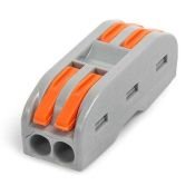 Клеммная колодка СМК 222-2412 серый (аналог WAGO)