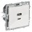 Розетка встраиваемая USB IEK BRITE A+C 45Вт BR-U22-045-K01 РЮ11-2-БрБ белый