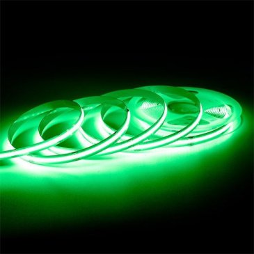 Светодиодная лента Зеленый COB 24V 14W/m 512Led/метр 00-367 PRO 10мм IP20