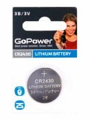 Батарейка 3V 2430 GoPower