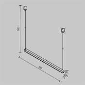 Трековый светильник 26W Белый теплый Базис/Basis Elasity 120deg TR170-1-26W3K-B IP20 на шинопровод черный
