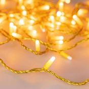 гирлянда  7W Желтый-Белый 031201 ARD-STRING-CLASSIC-10000-YELLOW-100LED-MILK-FLASH  230V IP65 с эффектом мерцания