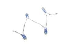 Светодиодный модуль герм. 1led Белый холодный 12V круглый 00-00003108 DIP-12-CW