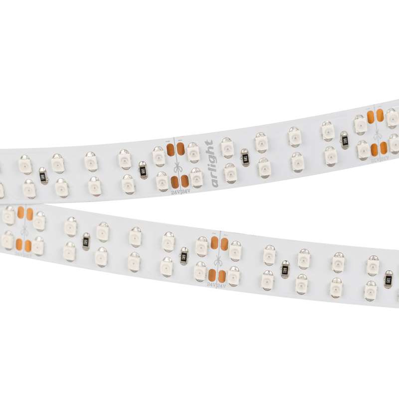 Светодиодная лента Зеленый 2835/3528 24V 19.2W/m 240Led/метр 008768 RT2-5000 2x2 LUX