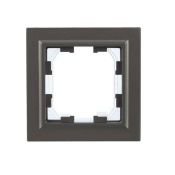 Рамка пластик 1 пост IEK BRITE BR-M12-44-K46 РУ-1-БрС-44 сталь IP44