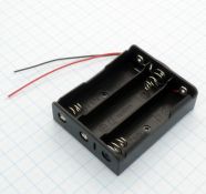 Держ.батарей 3*(3*1) батареи 18650 пластик провода