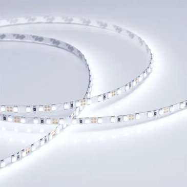 Светодиодная лента Белый холодный 2835 12V  9.6W/m 120Led/метр 015005(2) RT-A120-5mm 8000K  LUX