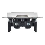 Штепсельная розетка встраиваемая IEK BRITE 10А BR-R13-10-K91 РСш10-2-БрАБ без з/к с з/ш арктический белый